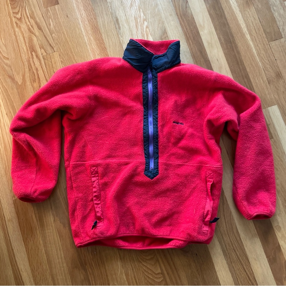 Patagonia Vintage Fleece Zip Pullover 1980s